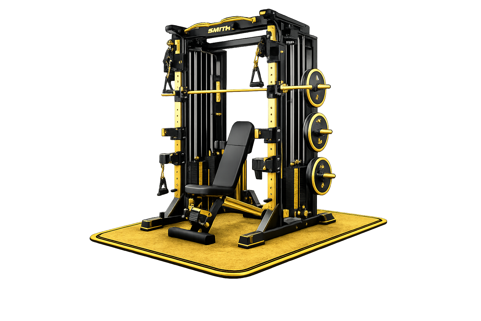 Jėgos staklės EVERFIT MSK500 pilnai